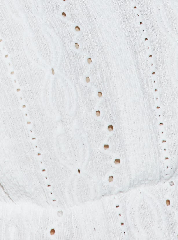 URB_N Women Schiffili Peplum Top