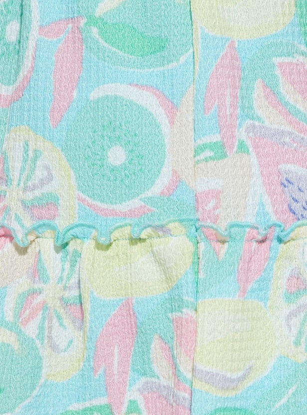 URB_N Women Printed Mini Skirt