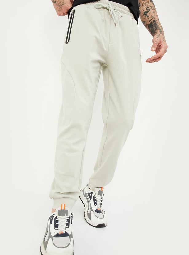 Men Solid Athleisure Joggers