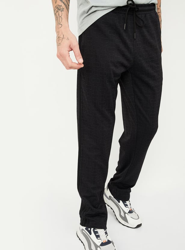 Men Printed Athleisure Track Pants