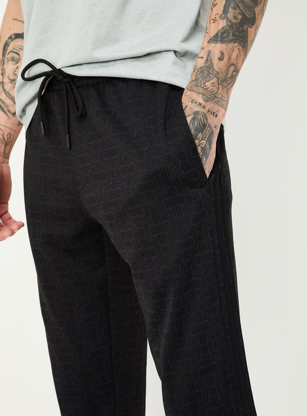 Men Printed Athleisure Track Pants