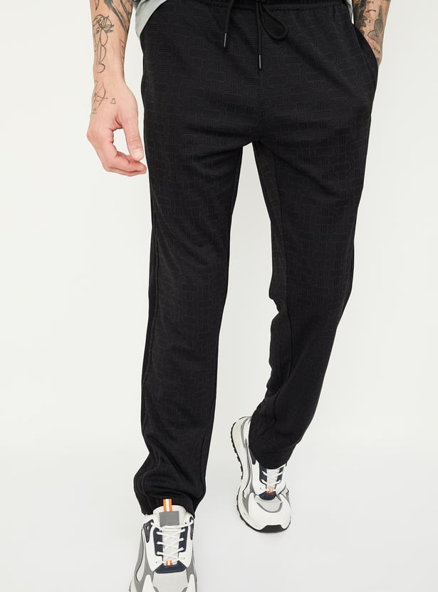 Men Printed Athleisure Track Pants