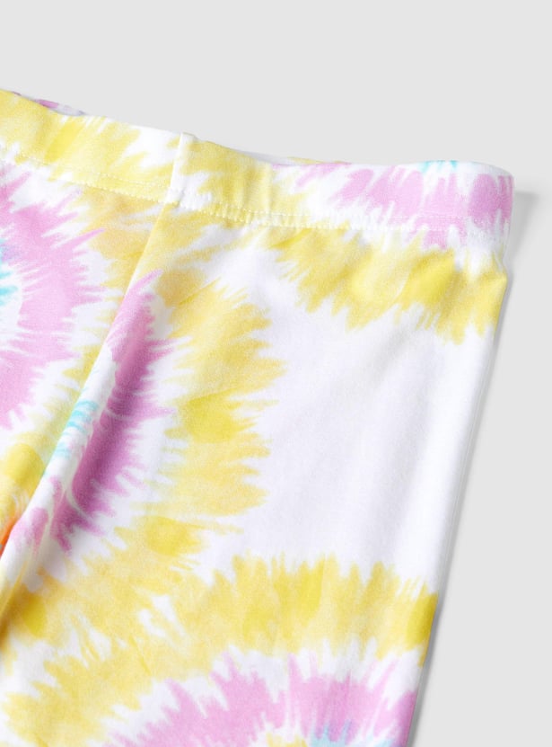 Girls Tie and Dye Leggings