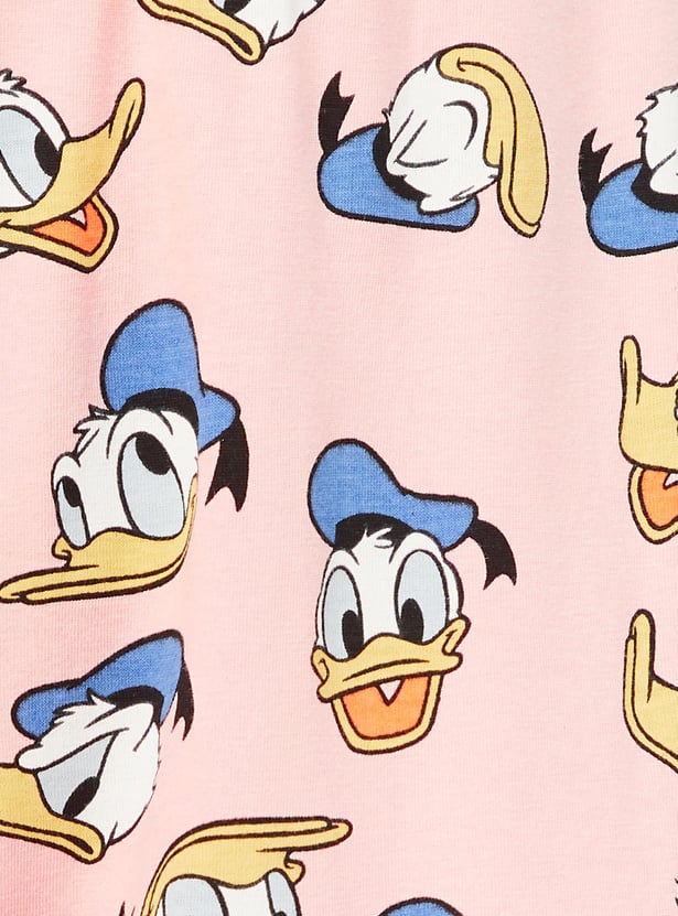 Women Donald Duck Printed Capris