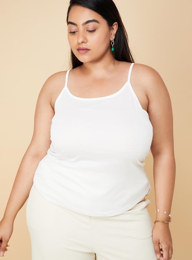 Women Printed Blouse with Camisole