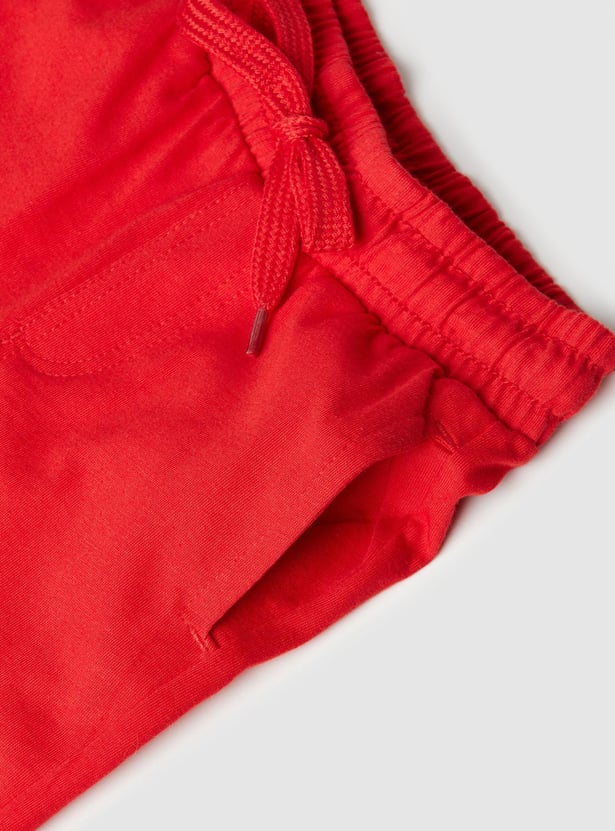 Boys Printed Shorts Set