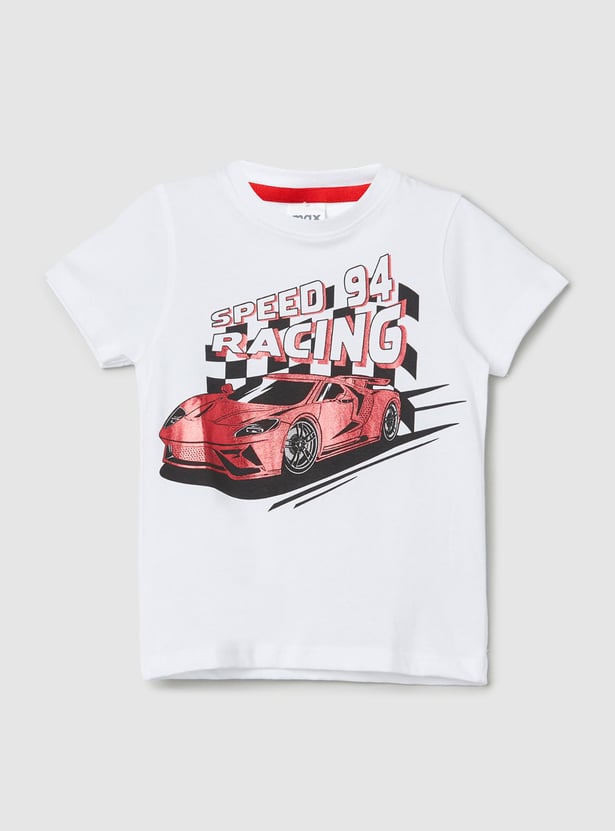 Boys Printed Shorts Set