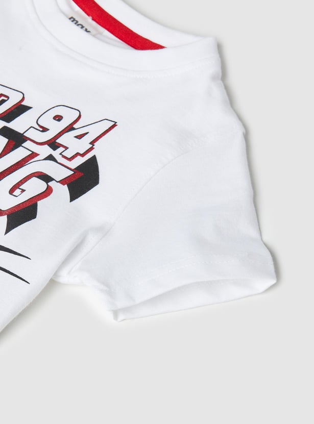 Boys Printed Shorts Set