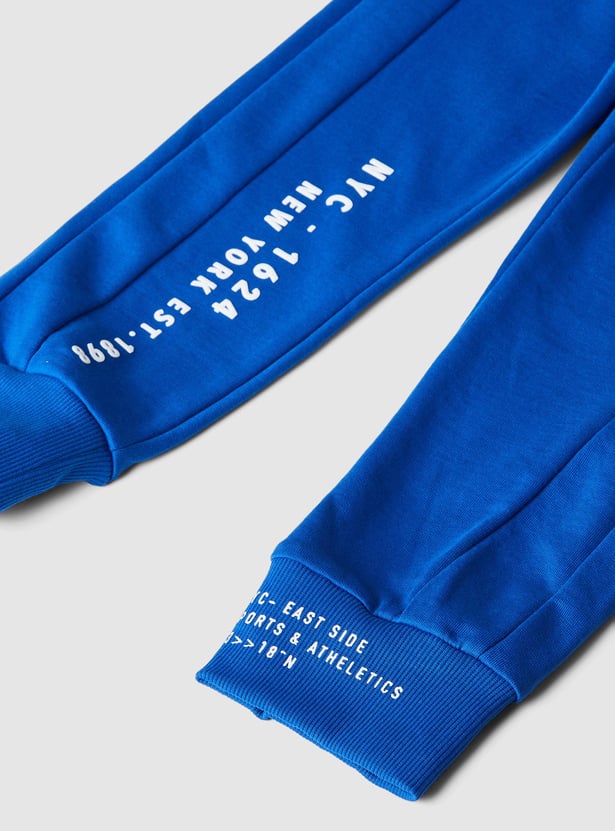 Boys Printed Knit Joggers