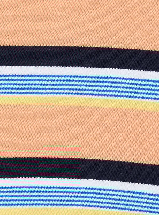 Boys Striped T-shirt with Chest Pocket