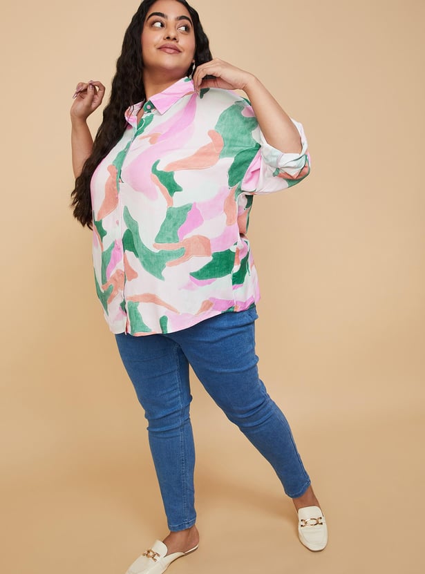 Women Abstract Printed Shirt