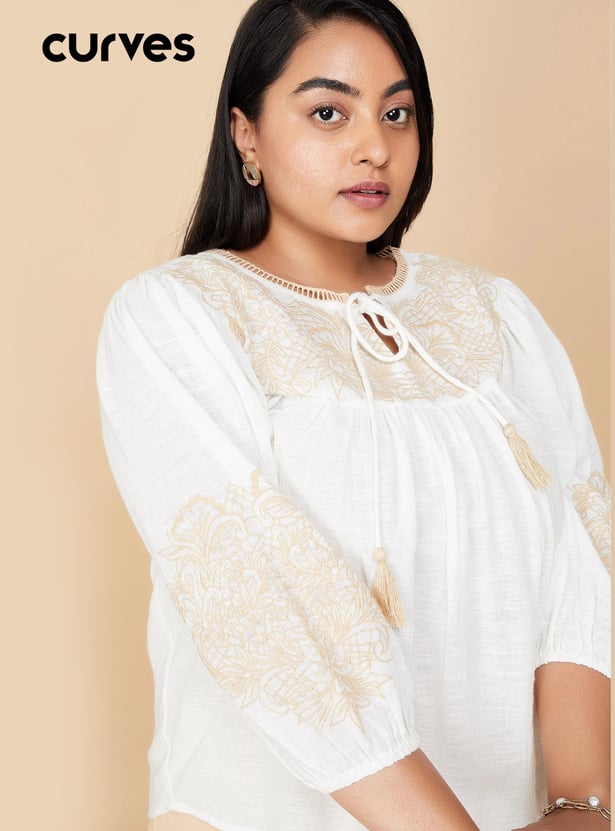 Buy Women Embroidered Top Online at just Rs. 999.0 - 1000013687967