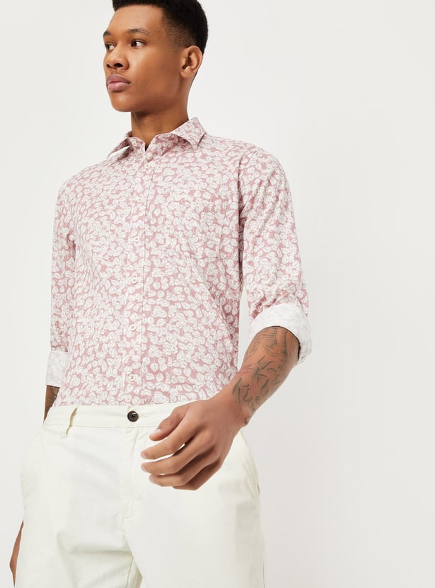 Men's Regular Fit Casual Printed Shirt