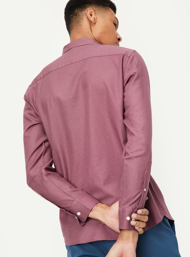 Buy Men Regular Fit Solid Casual Shirt Online at just Rs. 999.0 ...