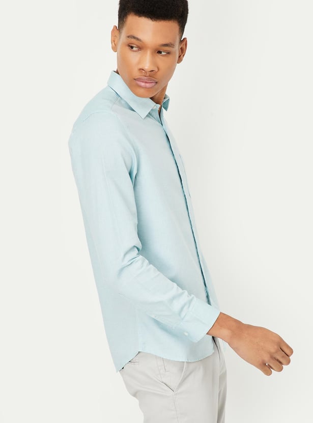 Men Regular Fit Solid Shirt