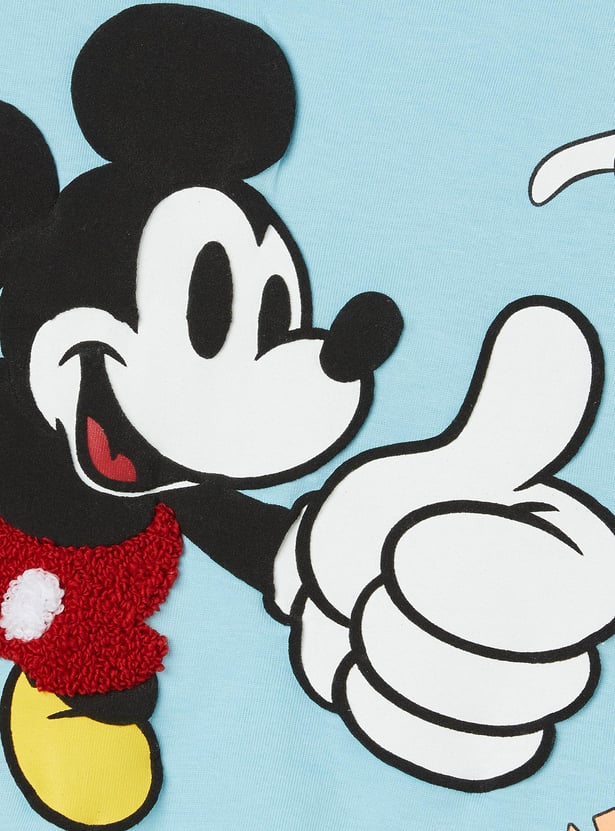 Boys Mickey Printed T-shirt