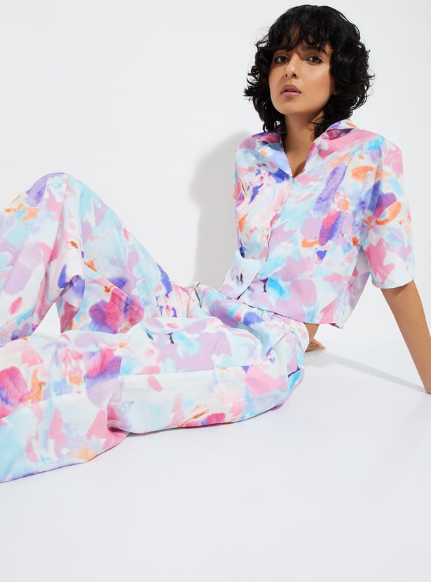 URB_N Women Printed Resort Shirt