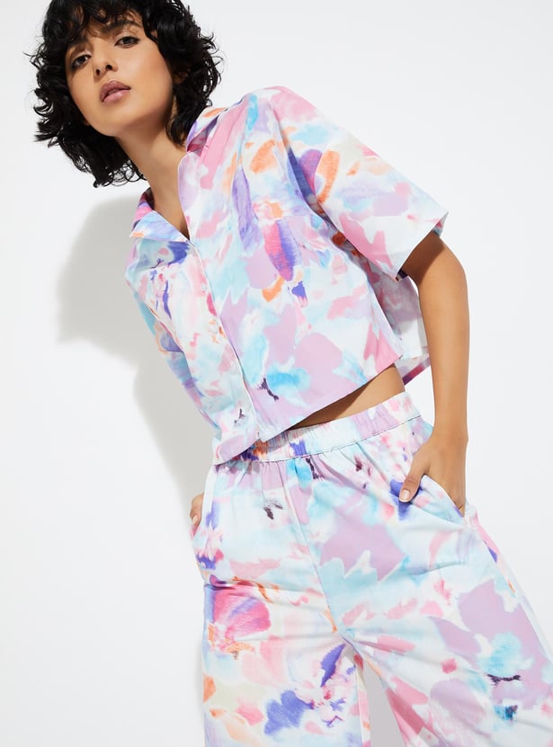 URB_N Women Printed Resort Shirt