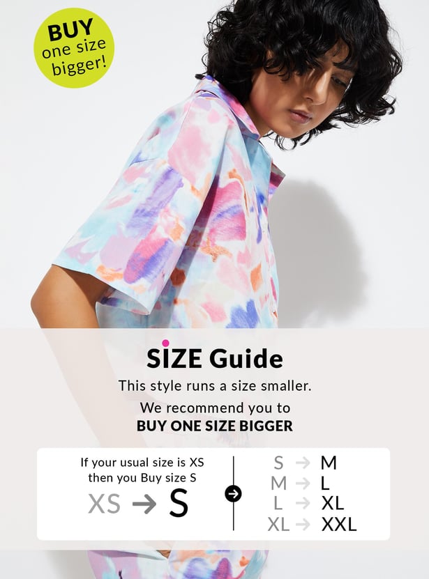 URB_N Women Printed Resort Shirt