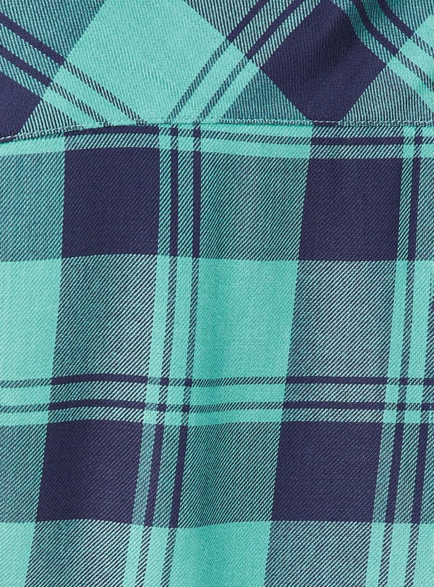 Women Checked Yarn Dyed Shirt