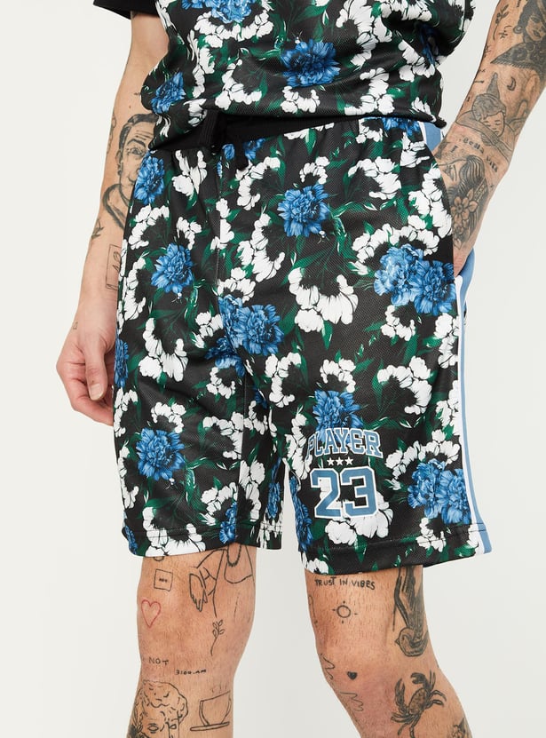 Men Printed Athleisure Shorts