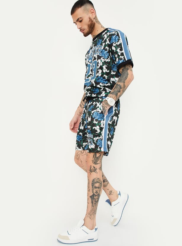 Men Printed Athleisure Shorts