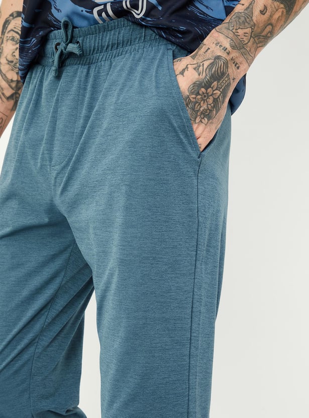 Men Solid Active Joggers