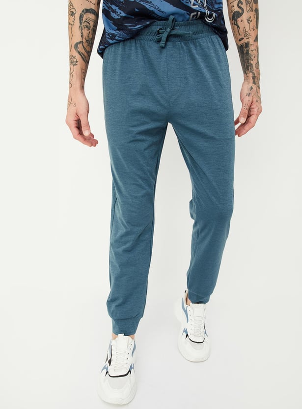 Men Solid Active Joggers