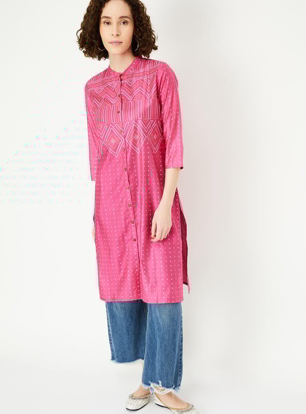 Women Printed Straight Kurta