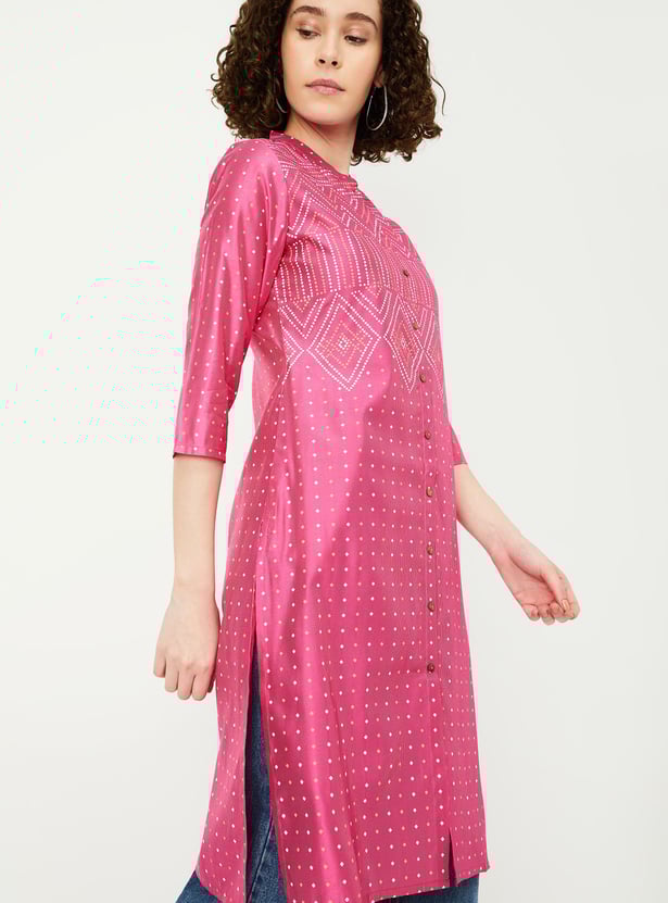 Women Printed Straight Kurta