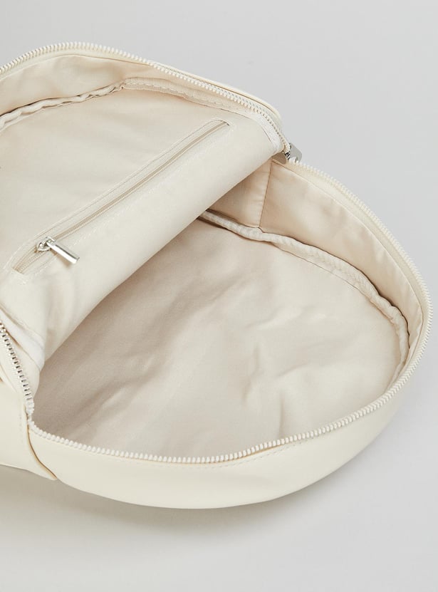 Buy Women Debossed Backpack Online at just Rs. 1299.0