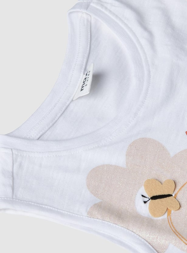 Girls Printed Sleepwear Shorts Set