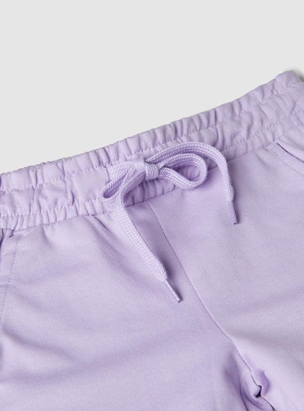 Girls Printed Sleepwear Shorts Set