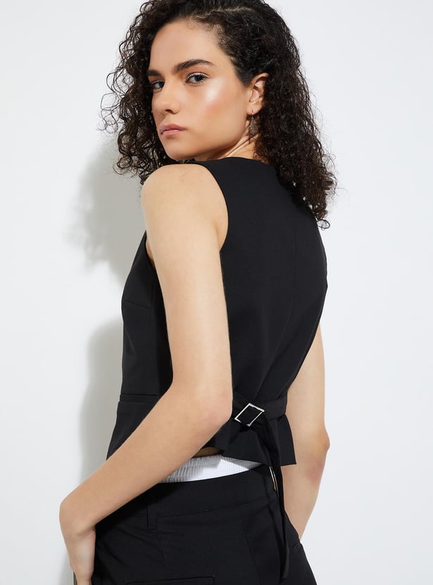 URB_N Women Solid Vest Top