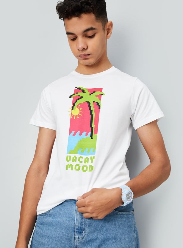 Buy Boys Graphic Print T-shirt Online at just