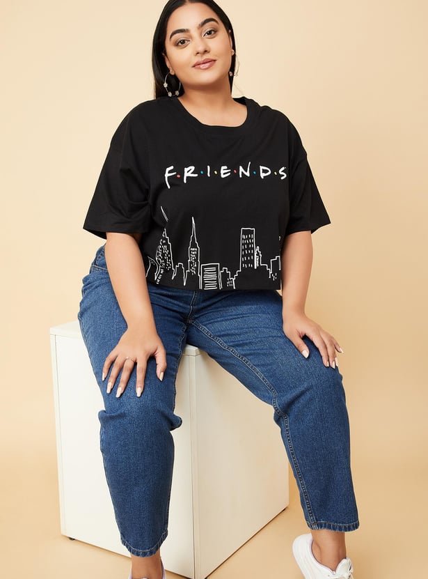 Women Friends Printed T-shirt