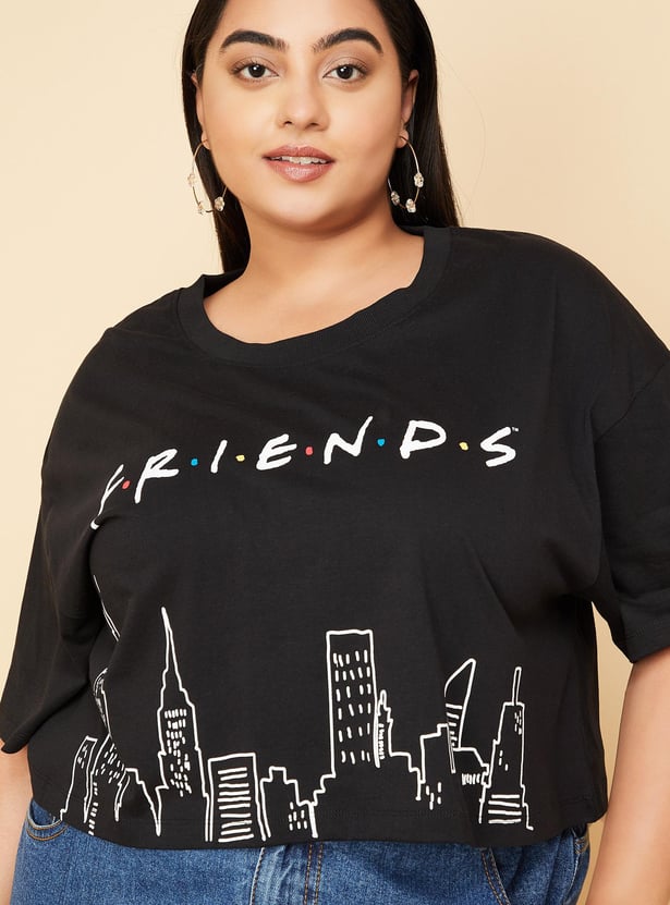 Women Friends Printed T-shirt