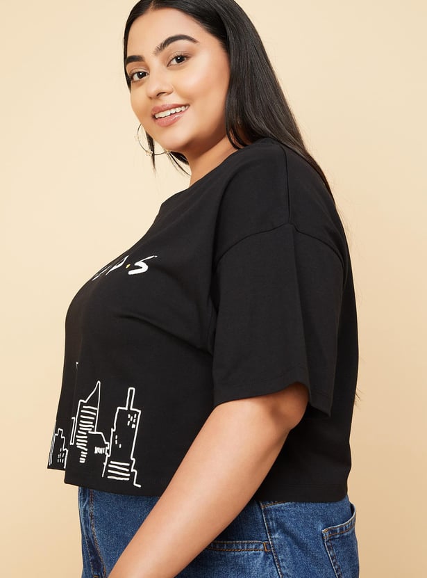 Women Friends Printed T-shirt