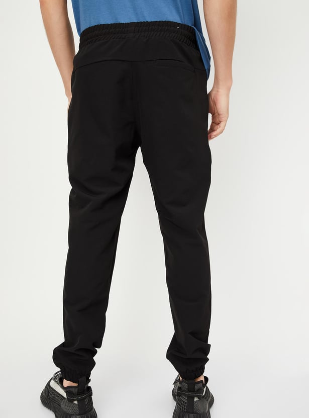 Men Solid Active Joggers