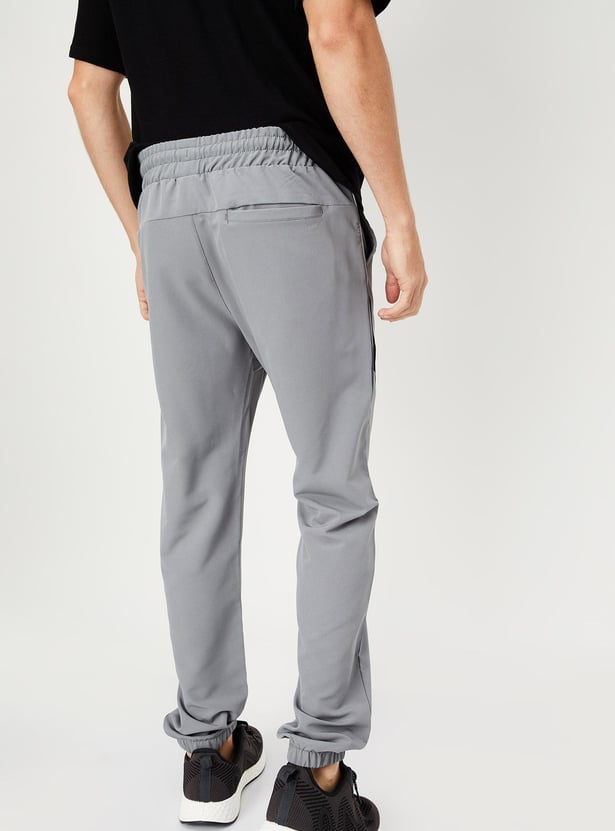 Men Solid Active Joggers