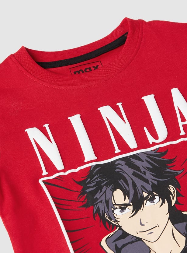 Boys Ninja Graphic T-shirt