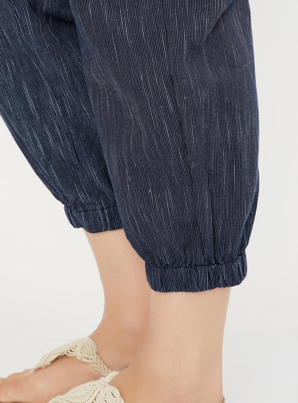 Scarlett - Pants with Ethnic Graphic