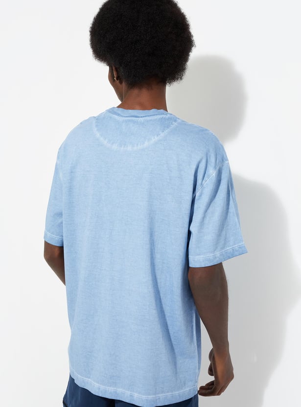 Buy URB_N Men Oversize Pigment Dyed T-shirt Online at just
