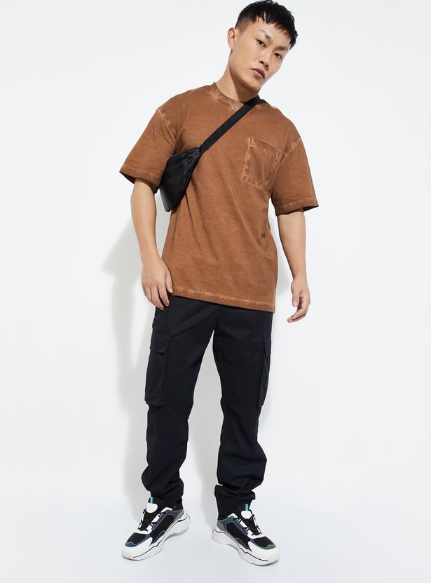 新品 Pigment Dyed Relax Fit T-shirts brown e9ee9d11f1bab462fa7b413b9ff34d