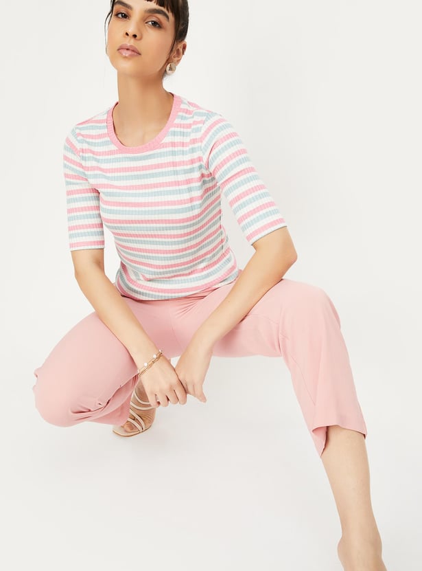 トップス andmary Lotta ribbon tops pink andmary / Lotta ribbon tops pink - メルカリ