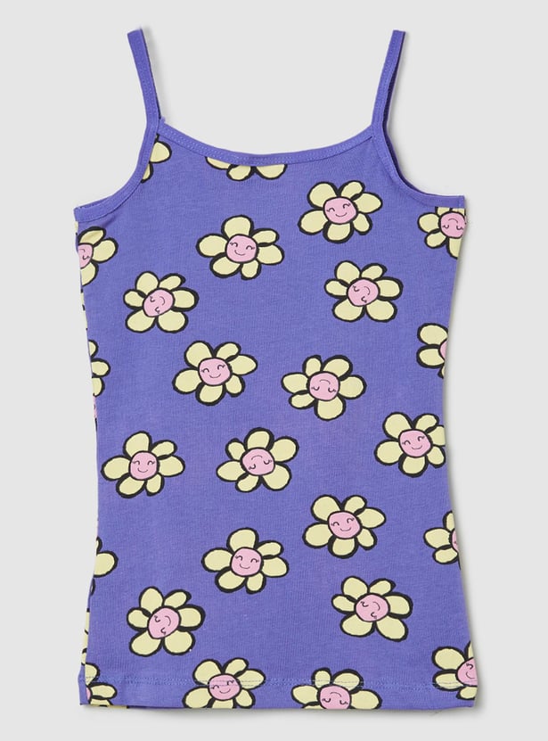 Girls Assorted Camisoles - Pack of 2