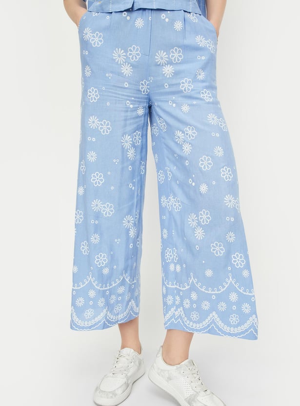 Women Embroidered Trousers