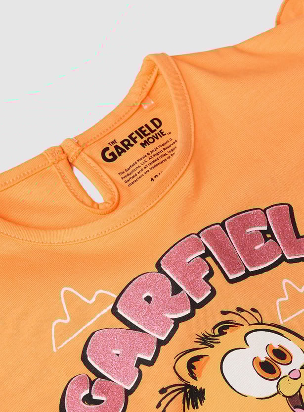 Girls Garfield Printed T-shirt