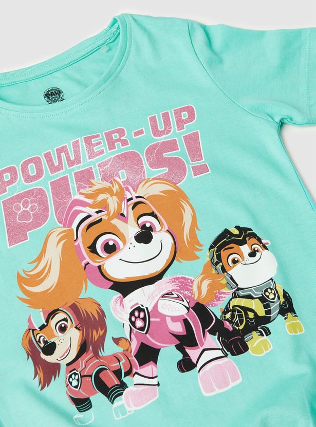 Girls Paw Patrol Printed T-shirt