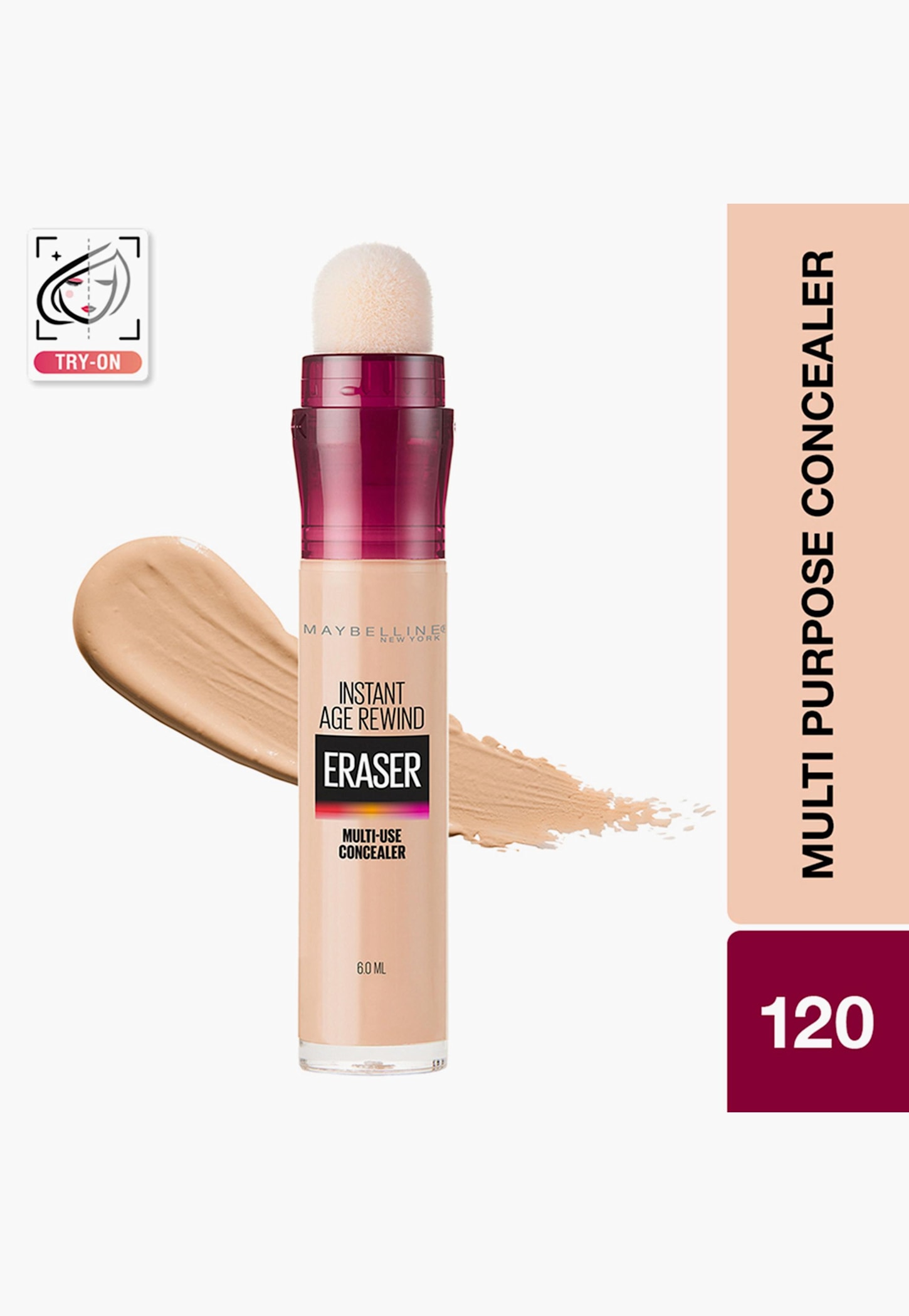 MAYBELLINE Instant Anti Age Eraser Concealer - Light Beige - 6g-picture-32